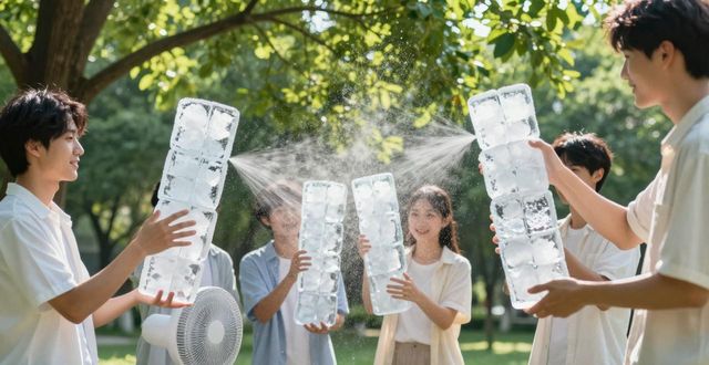 大冰块降温方法_深圳福田区夏季防暑降温大冰块_大冰块户外活动使用时长